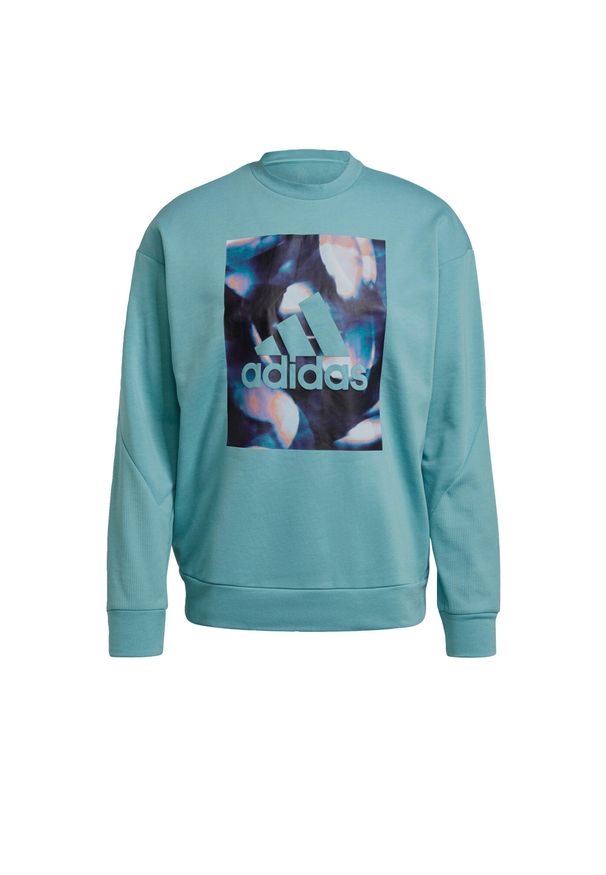 Adidas - Bluza adidas uforu Sweatshirt W GS3893. Kolor: niebieski