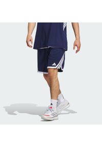 Adidas - Spodenki 3G Speed Basketball AEROREADY. Kolor: niebieski, biały, wielokolorowy. Sport: koszykówka #1