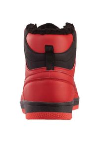 Kappa - Wysokie Buty Treningowe Unisex Dla Dorosłych Z Podszewką Ze Sztucznego Futra. Okazja: na spacer. Kolor: czerwony, czarny, wielokolorowy. Materiał: futro. Sport: turystyka piesza