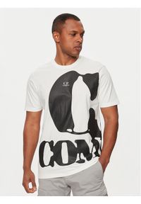 C.P. Company T-Shirt 16CMTS144A006586W Biały Regular Fit. Kolor: biały. Materiał: bawełna