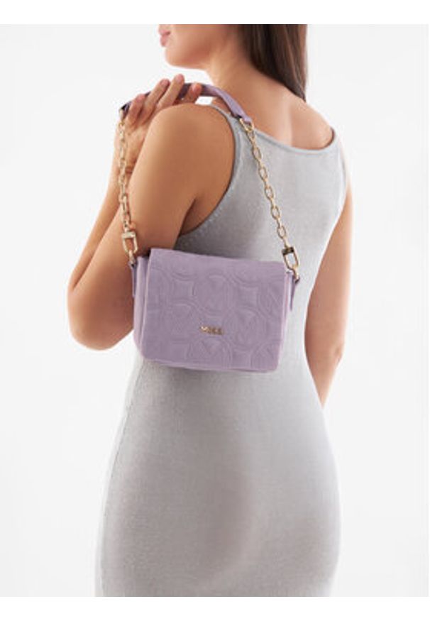 MEXX Torebka MEXX-E-010-05 Fioletowy. Kolor: fioletowy. Materiał: skórzane