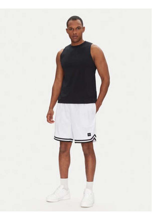 Jack & Jones - Jack&Jones Szorty sportowe Karl 12277554 Biały Loose Fit. Kolor: biały. Materiał: syntetyk. Styl: sportowy