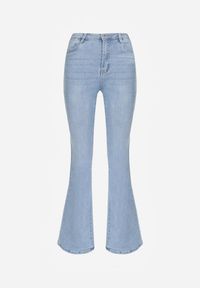 Renee - Jasnoniebieskie Jeansy Dzwony High Waist Briris. Okazja: na co dzień, na spotkanie biznesowe, do pracy. Stan: podwyższony. Kolekcja: dla wysokich. Kolor: niebieski. Sezon: lato. Styl: casual, elegancki, biznesowy #8