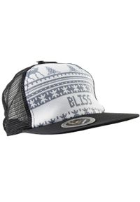 Czapka z daszkiem unisex Level Bliss trucker. Kolor: czarny. Materiał: poliester, bawełna