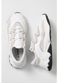 adidas Originals Buty Ozweego EE6464 kolor biały EE6464-WHT/WHT/BL. Nosek buta: okrągły. Zapięcie: sznurówki. Kolor: biały. Materiał: materiał, guma #5