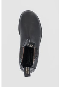 Blundstone Sztyblety skórzane 1924 damskie kolor czarny na płaskim obcasie. Nosek buta: okrągły. Kolor: czarny. Materiał: skóra. Obcas: na obcasie. Wysokość obcasa: niski #4