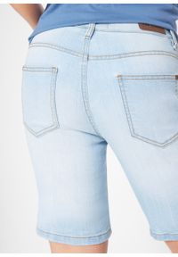 Wygodne szorty dżinsowe ze stretchem bonprix jasnoniebieski. Kolor: niebieski