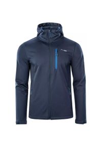 Kurtka softshell męska Elbrus Ifaro Polartec. Kolor: niebieski. Materiał: softshell