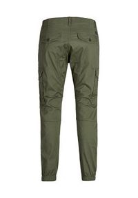 Jack & Jones - Jack&Jones Spodnie materiałowe Paul Flake 12141844 Zielony Tapered Fit. Kolor: zielony. Materiał: bawełna #3
