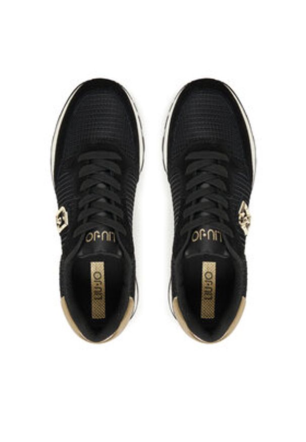 Liu Jo Sneakersy Amazing 25 BF5049 PX027 Czarny. Kolor: czarny. Materiał: zamsz, skóra