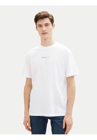Tom Tailor Denim T-Shirt 1040880 Biały Relaxed Fit. Kolor: biały. Materiał: bawełna #4