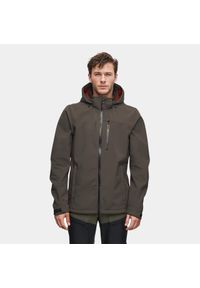 Kurtka męska softshell Alpinus Roignais. Kolor: brązowy. Materiał: softshell. Sport: turystyka piesza