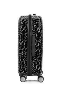 Ochnik - Walizka średnia na kółkach. Kolor: czarny. Materiał: kauczuk, materiał, guma, poliester #6