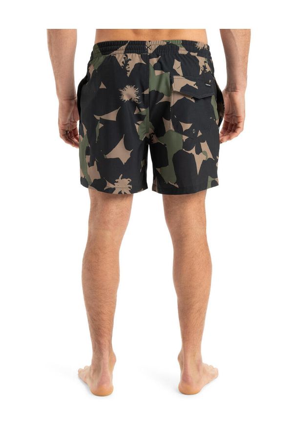 Quiksilver - Szorty kąpielowe dla Mężczyzn SURFSILK STRAIGHT 16" Brązowy. Kolor: brązowy. Materiał: elastan, poliester, materiał. Styl: sportowy