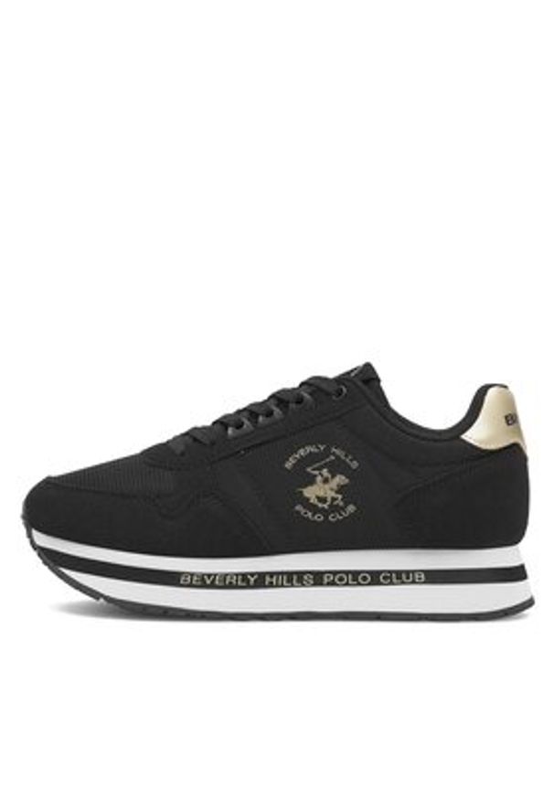Beverly Hills Polo Club Sneakersy BHPC042W Czarny. Kolor: czarny. Materiał: materiał