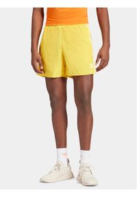 Adidas - adidas Szorty sportowe adicolor Classics Sprinter IM9418 Żółty Regular Fit. Kolor: żółty. Materiał: syntetyk. Styl: sportowy #1