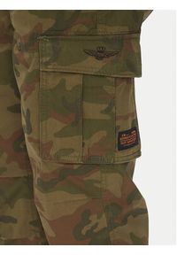 Aeronautica Militare Spodnie materiałowe 251PA1653CT3502 Zielony Regular Fit. Kolor: zielony. Materiał: bawełna #4
