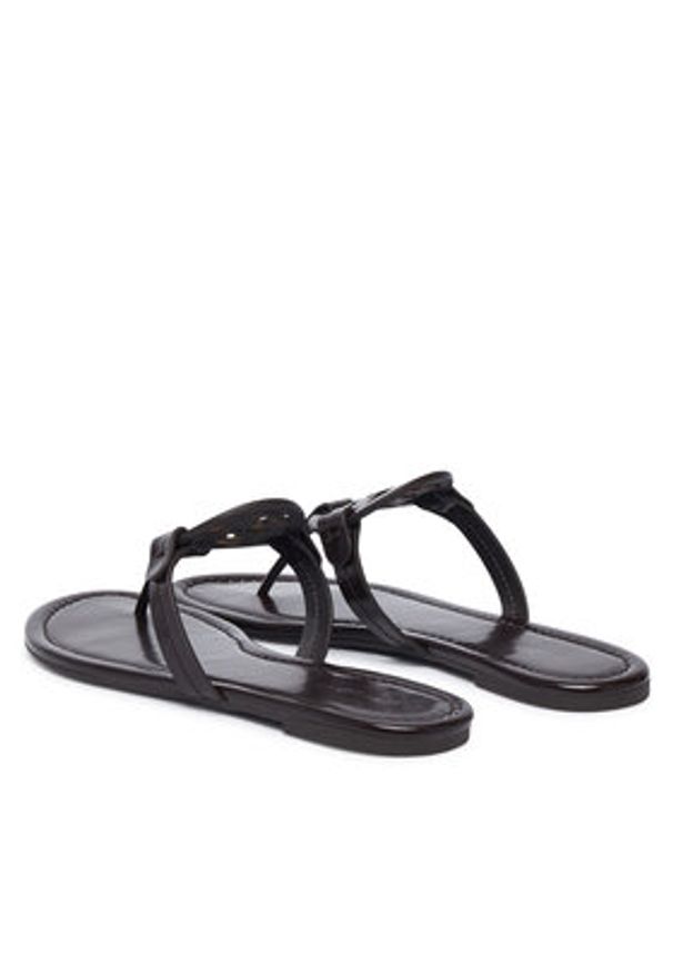 Tory Burch Japonki 174875 Brązowy. Kolor: brązowy. Materiał: skóra