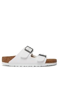 Birkenstock Klapki Arizona 552683 Biały. Kolor: biały. Materiał: skóra