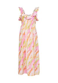 Selected Femme Sukienka 16089827 Różowy Regular Fit. Kolor: różowy. Materiał: wiskoza