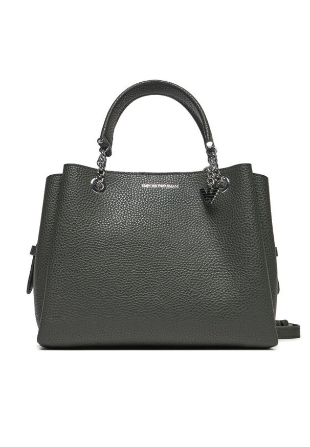 Emporio Armani Torebka Y3D159 YFN6E 86025 Khaki. Kolor: brązowy. Materiał: skórzane