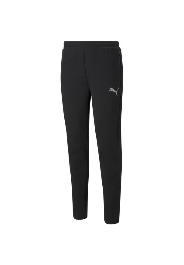Puma Spodnie Evostripe 58942601. Kolor: czarny. Materiał: dresówka