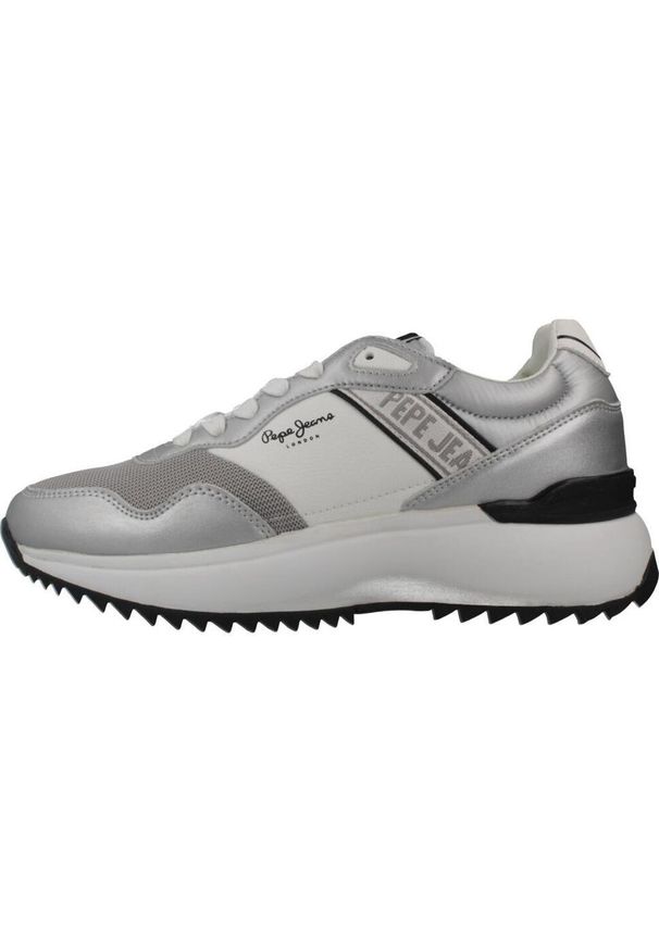 Pepe Jeans - Buty PEPE JEANS KIMI MESH W Srebrny. Kolor: szary. Materiał: mesh. Styl: sportowy