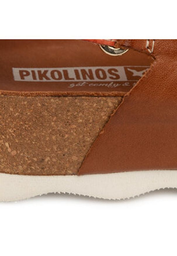 Pikolinos Sandały W9E-0912 Brązowy. Kolor: brązowy. Materiał: skóra