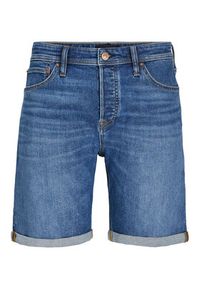 Jack & Jones - Jack&Jones Szorty jeansowe Rick 12269612 Niebieski Regular Fit. Kolor: niebieski. Materiał: bawełna #4