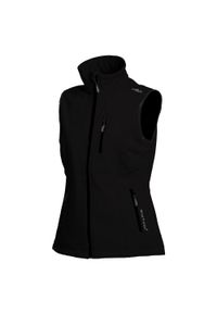 Bezrękawnik damski turystyczne CMP 3A01186. Typ kołnierza: kaptur. Kolor: czarny. Materiał: softshell. Długość rękawa: bez rękawów. Sport: turystyka piesza #1