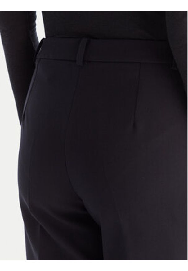 Marella Spodnie materiałowe Eresia 2525136062 Granatowy Regular Fit. Kolor: niebieski. Materiał: syntetyk