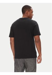 BOSS T-Shirt Tee Print Striped C 50537845 Czarny Relaxed Fit. Kolor: czarny. Materiał: bawełna. Wzór: nadruk #4