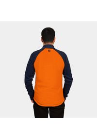 Bluza Primaloft męska Alpinus Bjoreio. Kolor: pomarańczowy, niebieski, wielokolorowy. Materiał: polar. Technologia: Primaloft. Sport: turystyka piesza