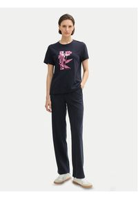 Tom Tailor T-Shirt 1043104 Granatowy Regular Fit. Kolor: niebieski. Materiał: bawełna #4