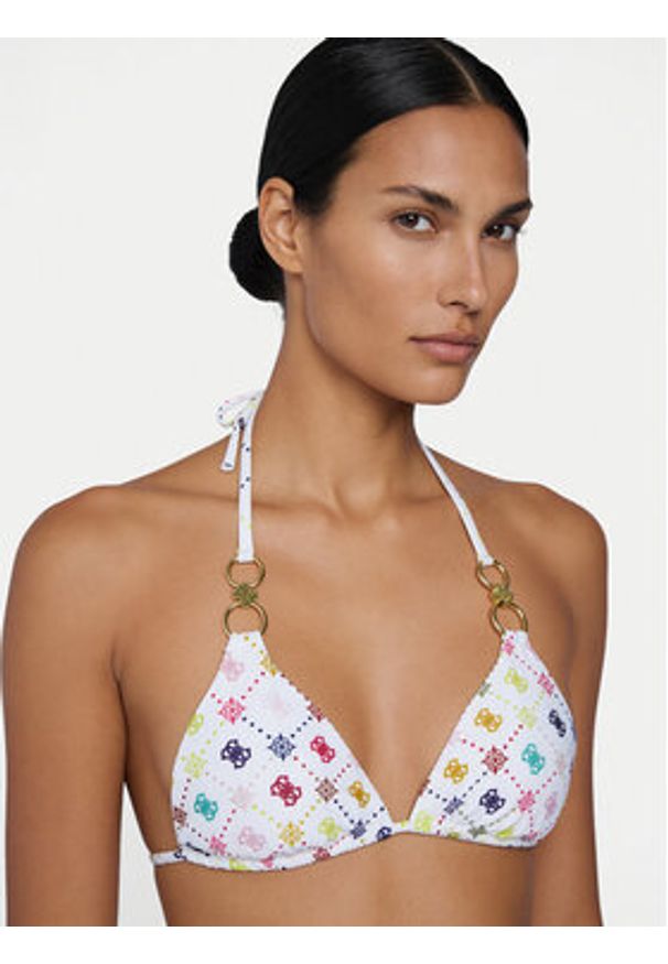 Guess Góra od bikini E6GJ37 MC04R Biały. Kolor: biały. Materiał: syntetyk