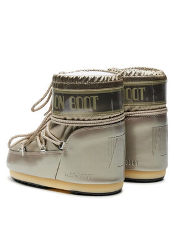 Moon Boot Śniegowce 80D1409350 Złoty. Kolor: złoty. Materiał: skóra