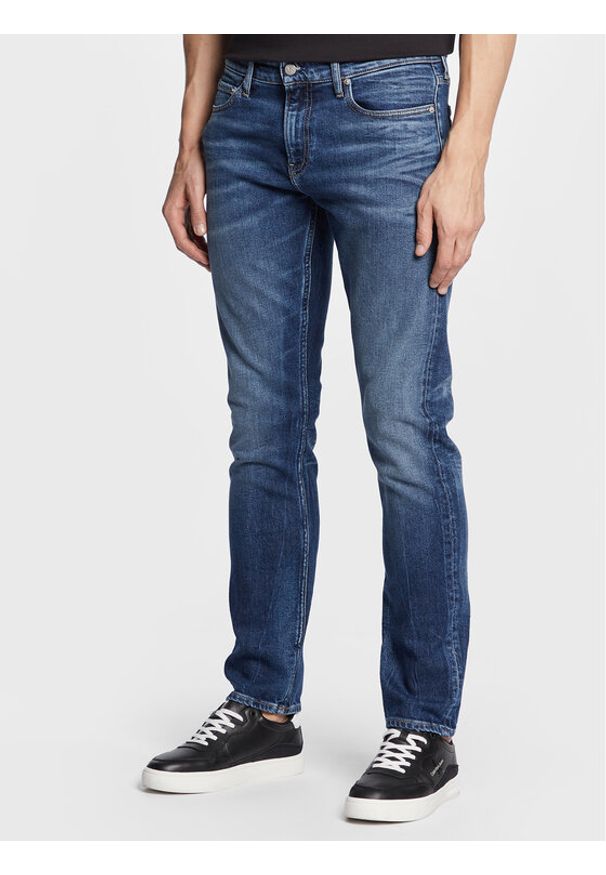 Calvin Klein Jeans Jeansy J30J322801 Niebieski Slim Fit. Kolor: niebieski
