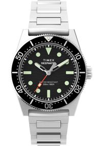 Zegarek Timex Zegarek męski TW2W95200 srebrny. Kolor: srebrny #1