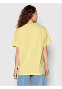 Vans T-Shirt Flying V VN0A7YUT Żółty Oversize. Kolor: żółty. Materiał: bawełna