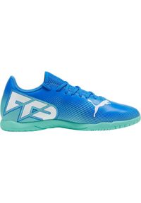 Buty piłkarskie unisex Puma Future 7 Play IT. Kolor: niebieski. Sport: piłka nożna #1