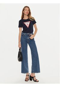 Guess T-Shirt W1YI1B I3Z14 Granatowy Regular Fit. Kolor: niebieski. Materiał: bawełna #4