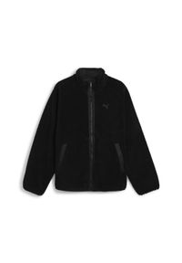 Puma - Męska dwustronna kurtka sherpa PUMA Black. Kolor: czarny. Materiał: tkanina. Sport: turystyka piesza