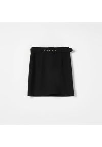 Mohito - Spódnica z paskiem - Czarny. Kolor: czarny #1