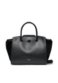 Furla Torebka Genesi M Tote WB00811-BX2552-O6000-1020 Czarny. Kolor: czarny. Materiał: skórzane