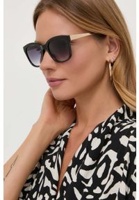 Guess okulary przeciwsłoneczne damskie kolor czarny. Kolor: czarny #1