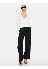 ViCOLO Kardigan 77107B Écru Relaxed Fit. Kolor: kremowy. Materiał: bawełna #5