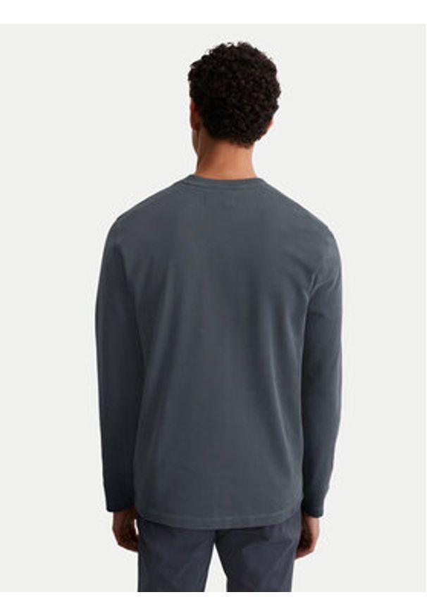 Marc O'Polo Longsleeve B21 2236 52006 Granatowy Regular Fit. Typ kołnierza: polo. Kolor: niebieski. Materiał: bawełna. Długość rękawa: długi rękaw