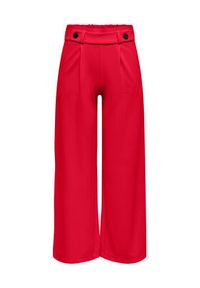 JDY Spodnie materiałowe Geggo 15208430 Czerwony Wide Leg. Kolor: czerwony. Materiał: syntetyk