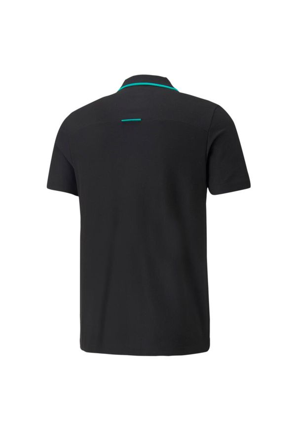 Puma Koszulka Polo Mapf1 53491201. Typ kołnierza: polo. Kolor: czarny. Długość rękawa: krótki rękaw. Długość: krótkie