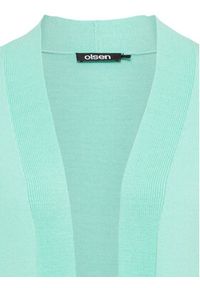 Olsen Kardigan 11003992 Zielony Regular Fit. Kolor: zielony. Materiał: wiskoza